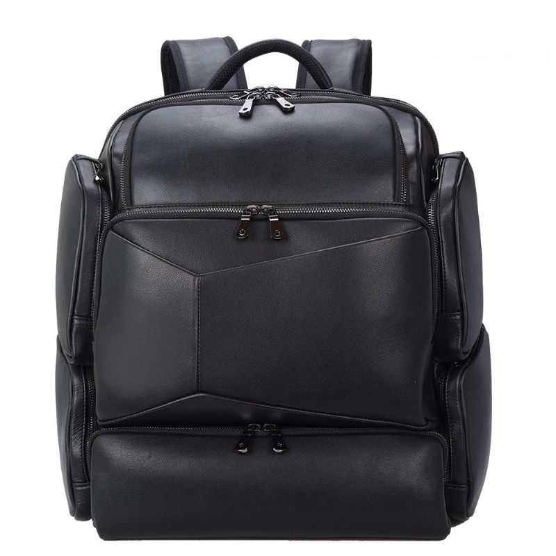 17-Inch Leren Rugzak Travel Vintage