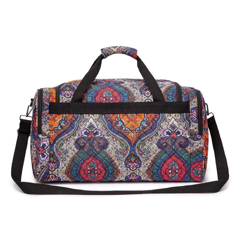 Boho Weekendtas Canvas Reisduffel