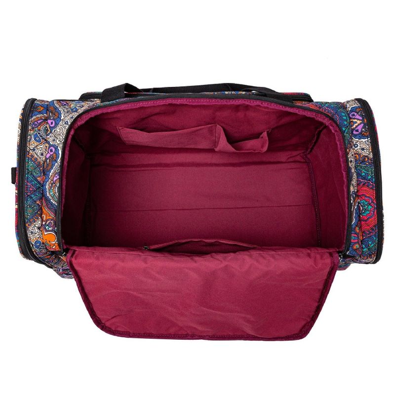 Boho Weekendtas Canvas Reisduffel