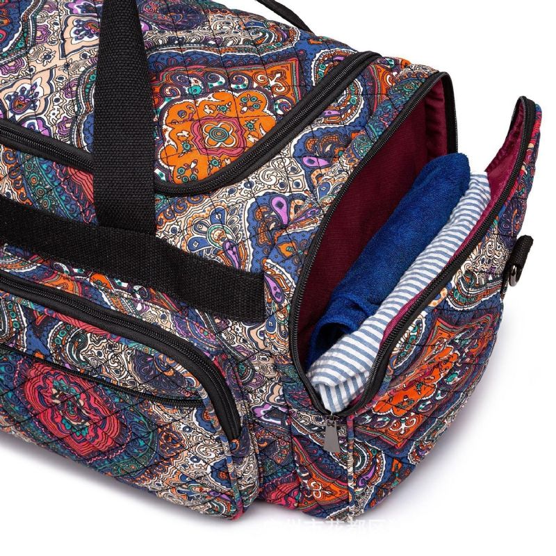 Boho Weekendtas Canvas Reisduffel