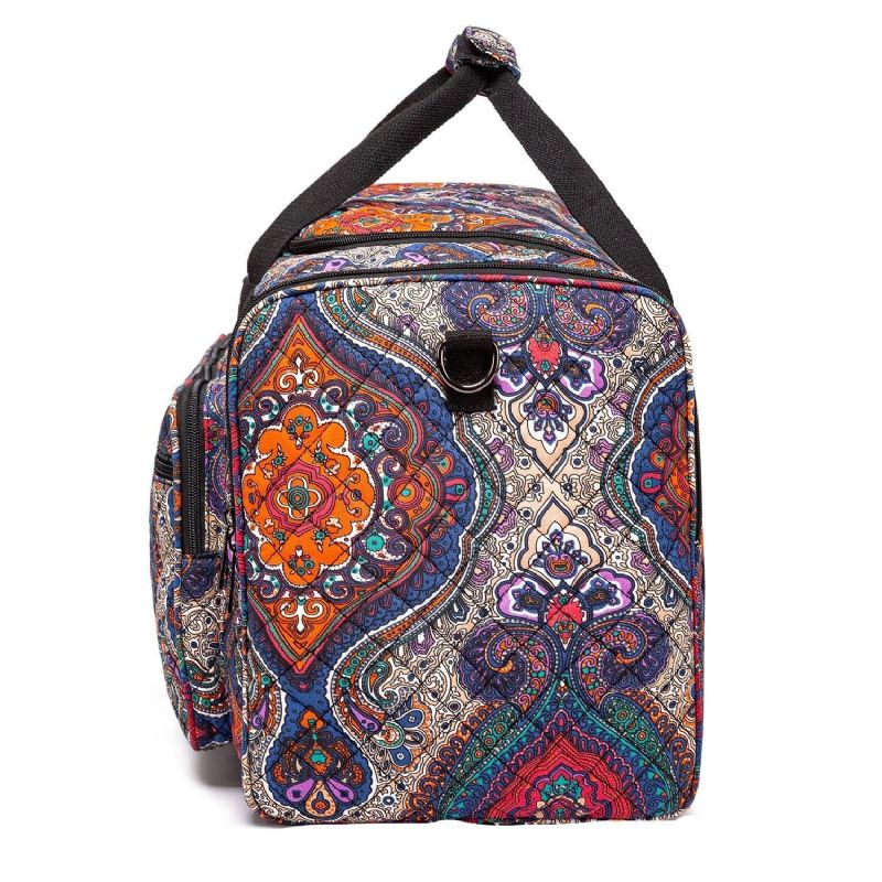 Boho Weekendtas Canvas Reisduffel