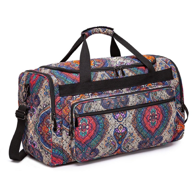 Boho Weekendtas Canvas Reisduffel