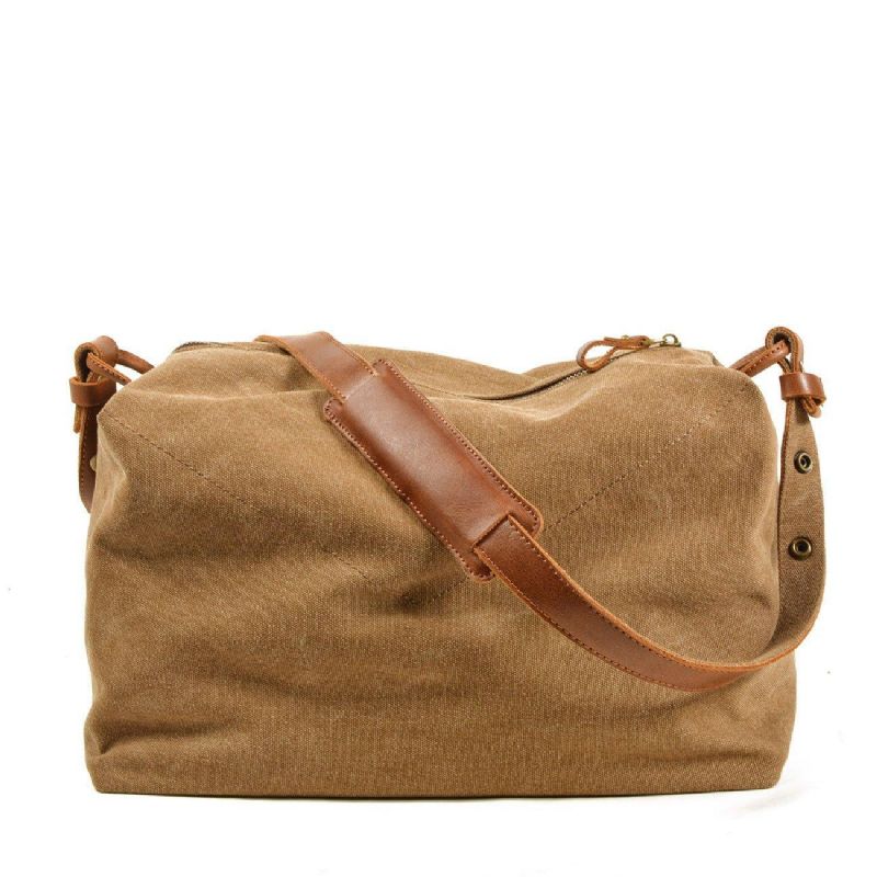 Canvas Crossbody Koerierstas Messengertassen Heren