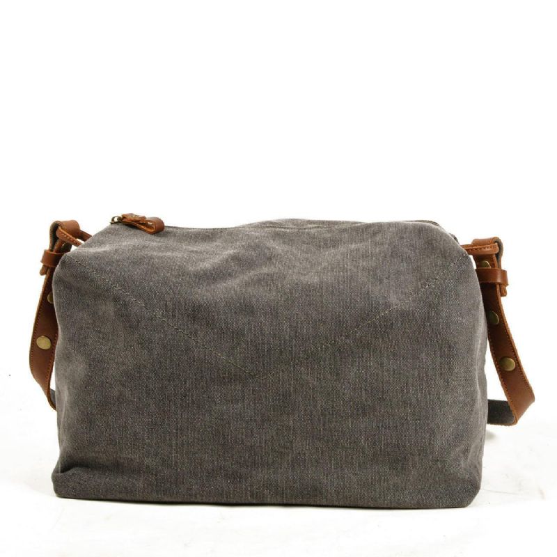 Canvas Crossbody Koerierstas Messengertassen Heren