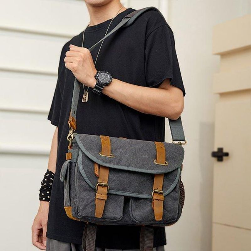 Canvas Schouder Messenger Cameratas