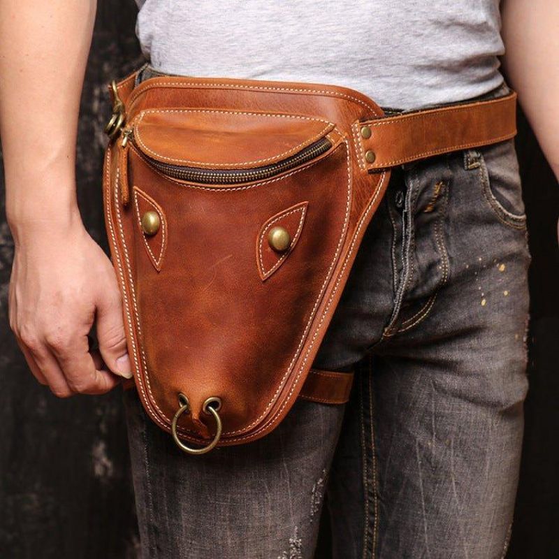 Cool Koe Hoofd Been Crossbody Tas Heuptasje