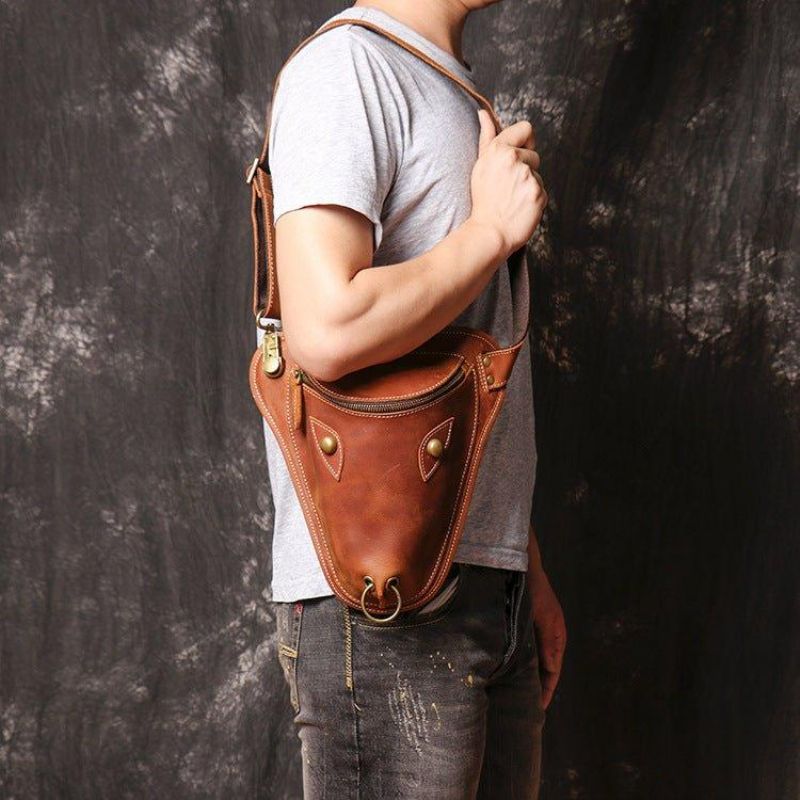 Cool Koe Hoofd Been Crossbody Tas Heuptasje