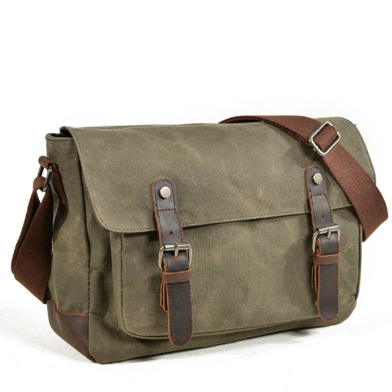 Crossbodytas Voor Heren Van Canvas