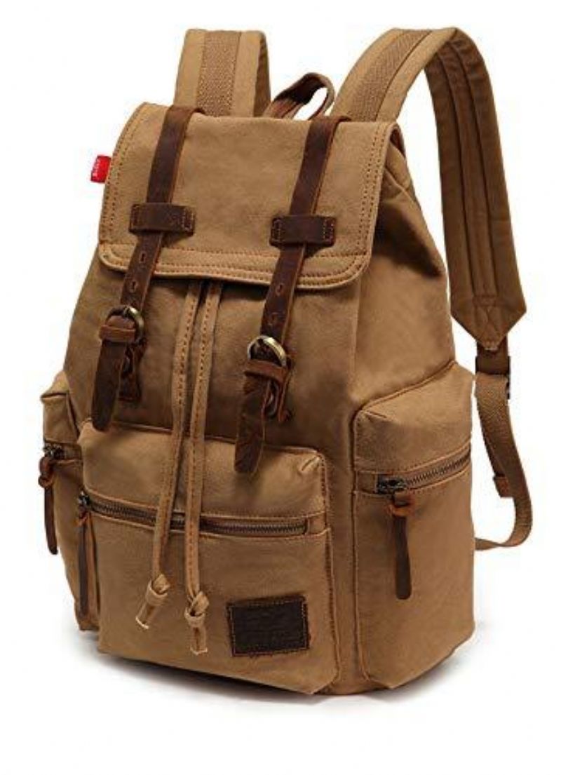 Heren 21L Vintage Canvas Rugzak