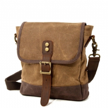 Kleine Canvas Messengertas Crossbody Vintage