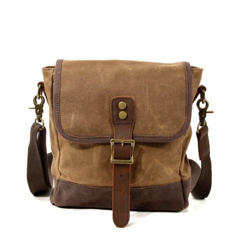 Kleine Canvas Messengertas Crossbody Vintage