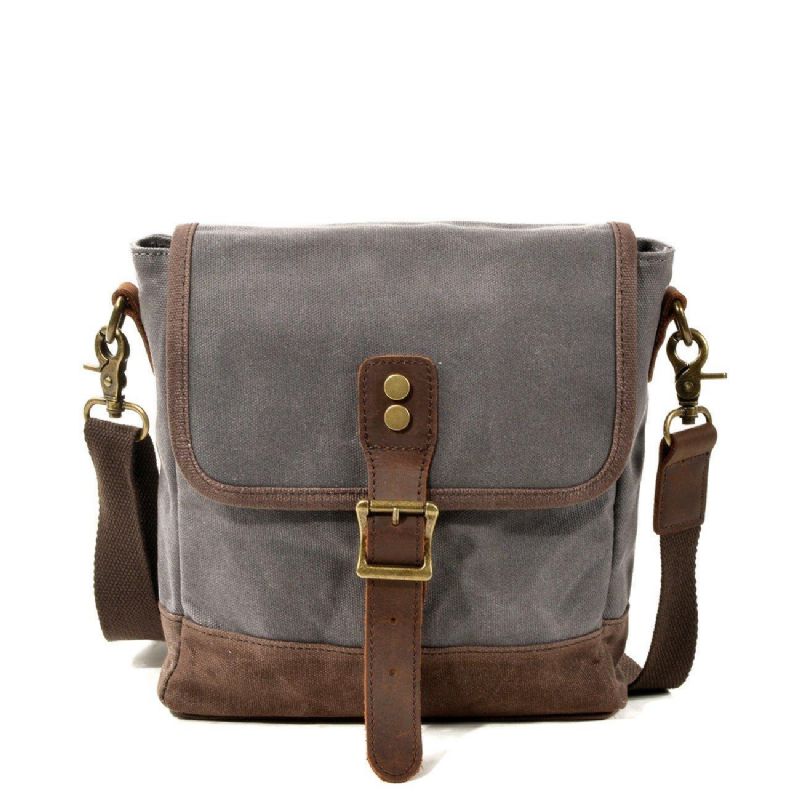 Kleine Canvas Messengertas Crossbody Vintage