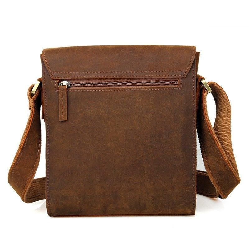 Kleine Koerierstas Messengertassen Crossbody Leer Voor Heren