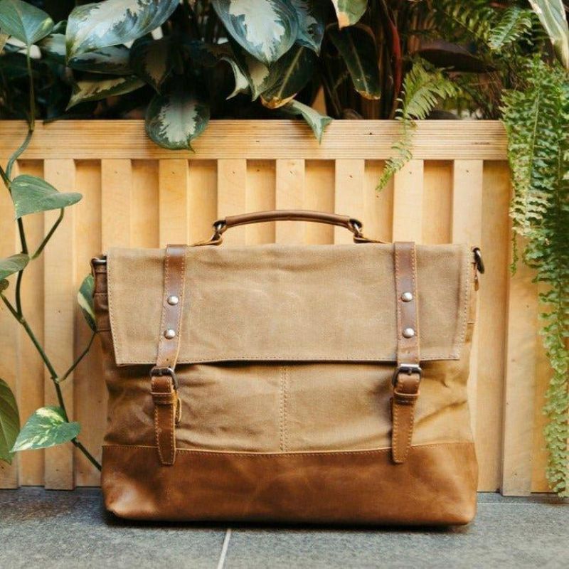 Laptop Messenger-Canvastas Voor Heren