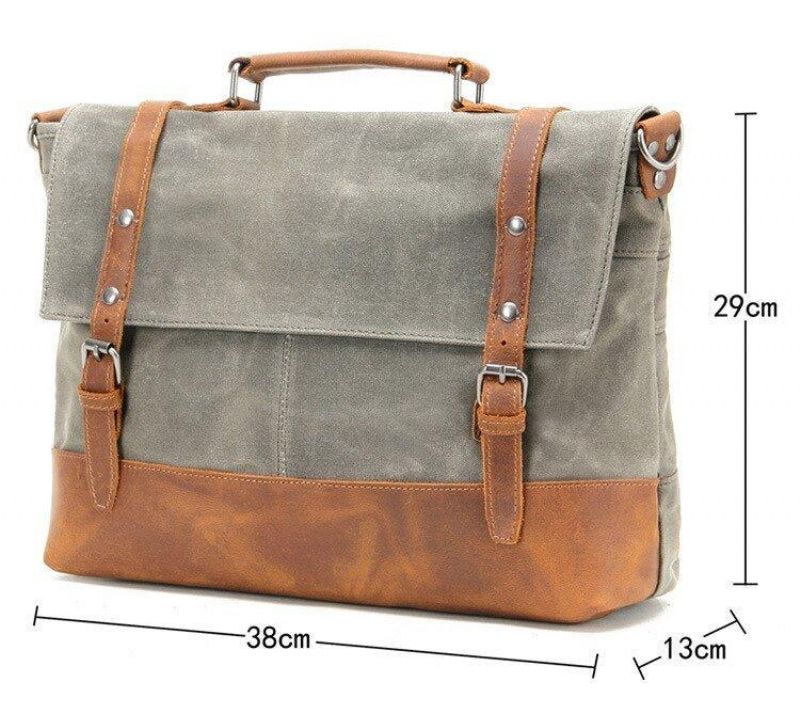 Laptop Messenger-Canvastas Voor Heren