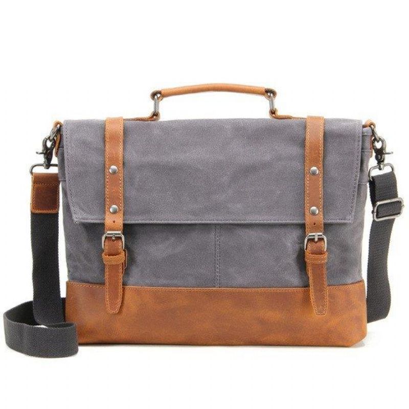 Laptop Messenger-Canvastas Voor Heren