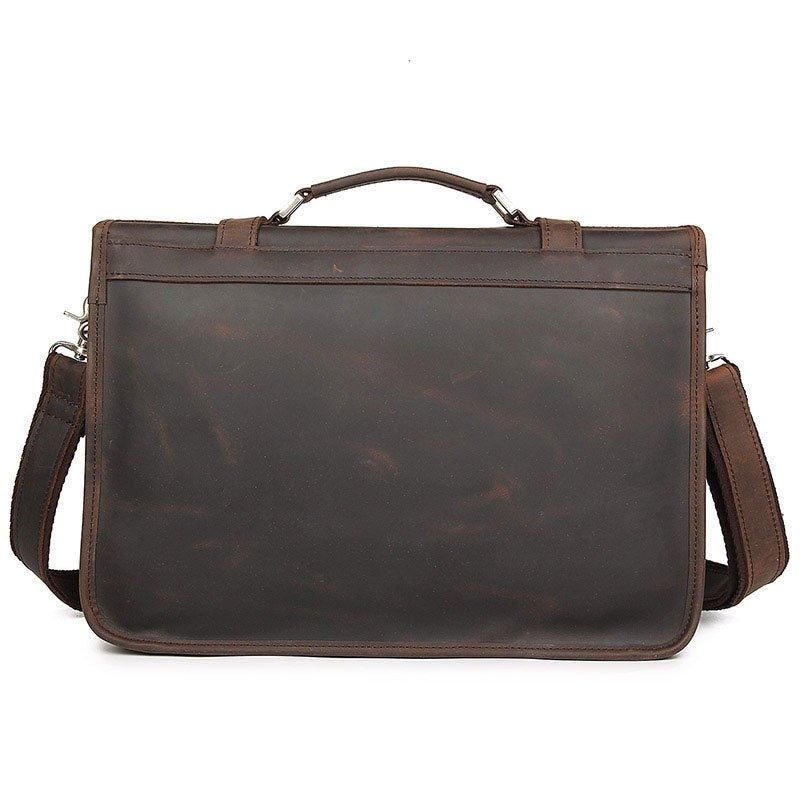 Leren Attache-Etui Voor Heren 14 Inch