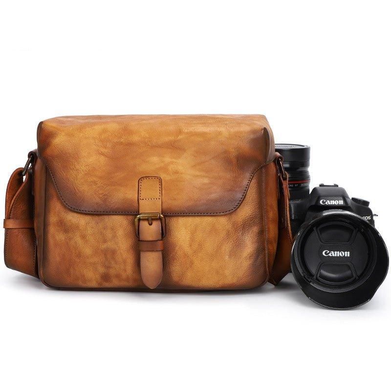 Leren Cameratas Crossbody