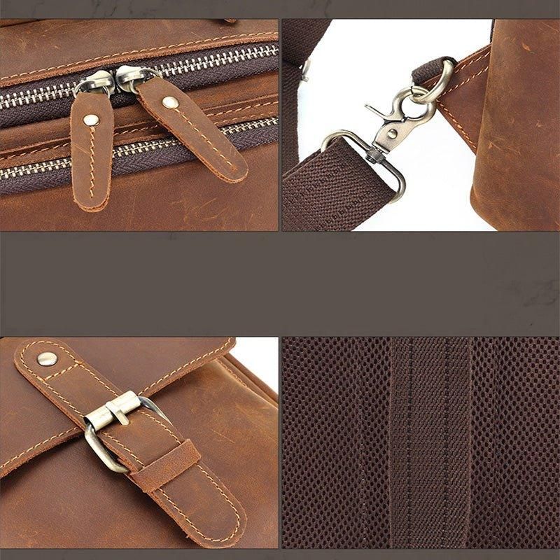 Leren Cross Body Sling Bag