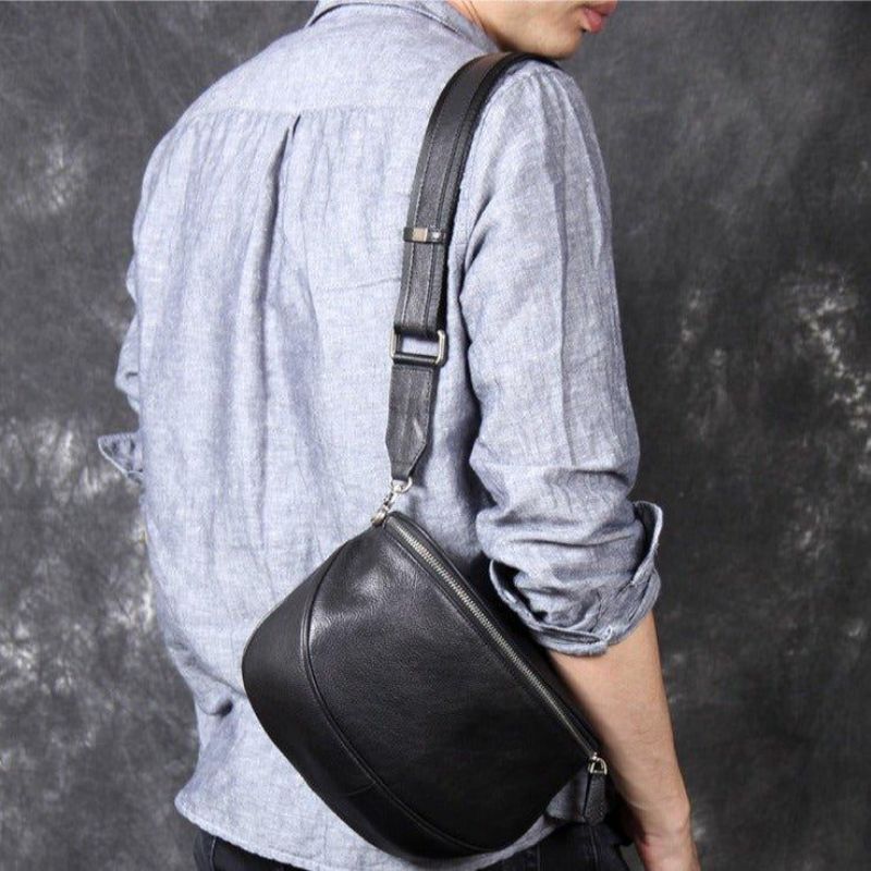 Leren Crossbody Sling Pack Voor Heren