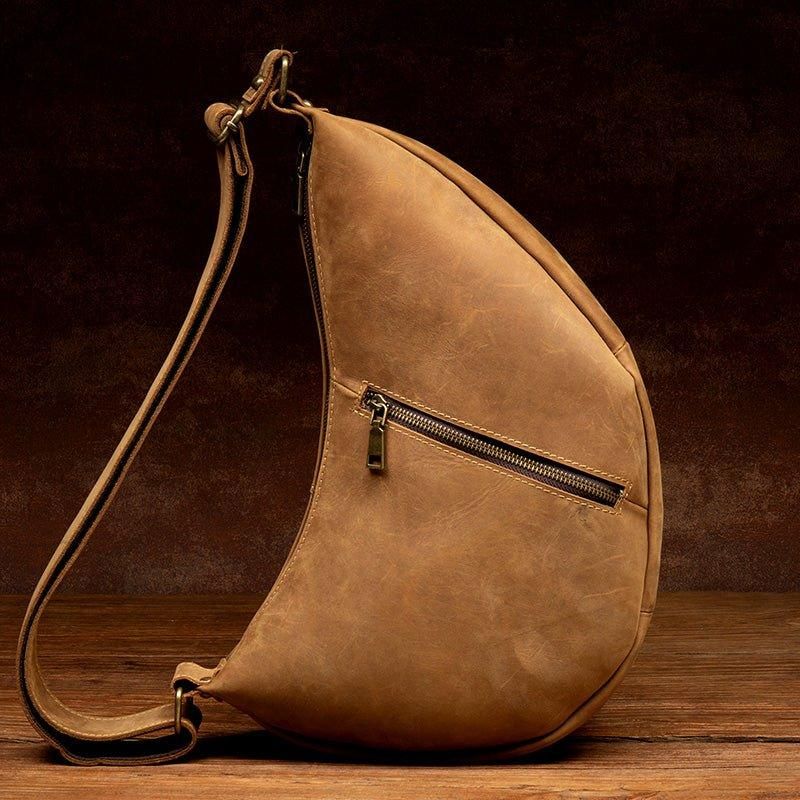 Leren Crossbody-Sling Voor Heren