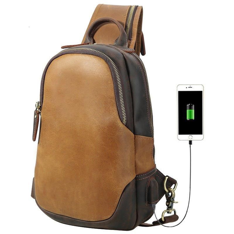 Leren Crossbodytas Voor Heren