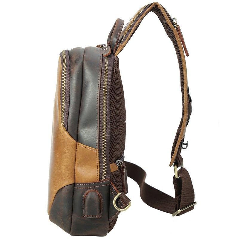 Leren Crossbodytas Voor Heren