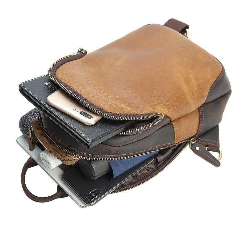 Leren Crossbodytas Voor Heren