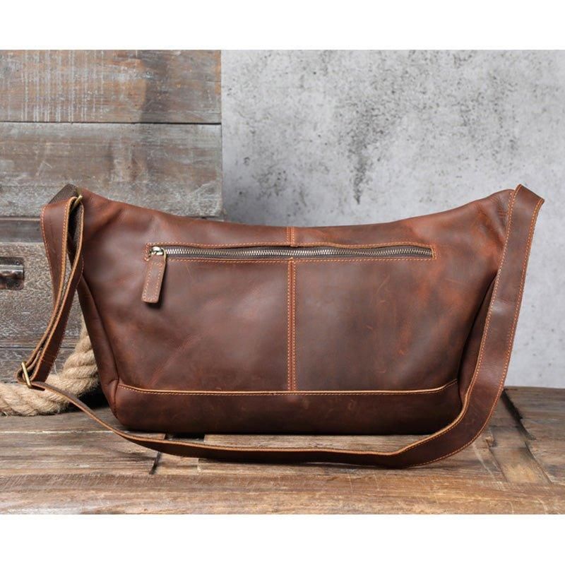 Leren Schouder Cross Body Sling Bag