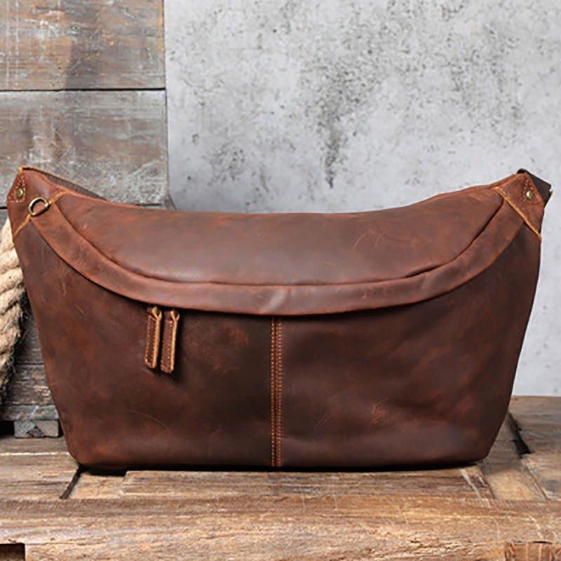 Leren Schouder Cross Body Sling Bag