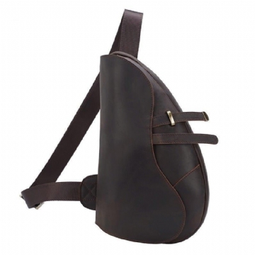 Leren Slingbag Voor Heren Casual Crossbodytassen