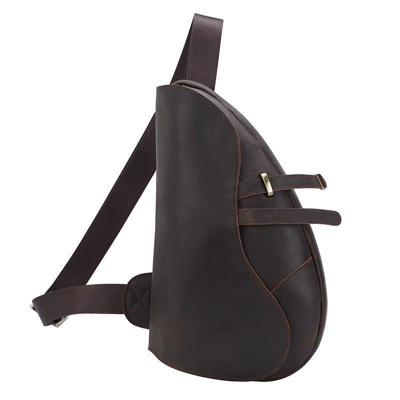 Leren Slingbag Voor Heren Casual Crossbodytassen