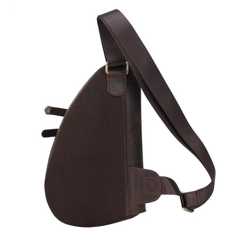 Leren Slingbag Voor Heren Casual Crossbodytassen