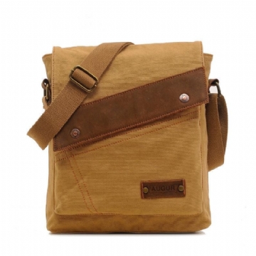 Mode Katoenen Canvas Crossbodytas Voor Heren