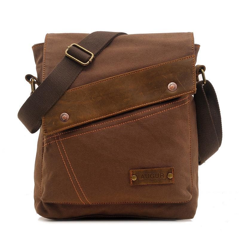 Mode Katoenen Canvas Crossbodytas Voor Heren