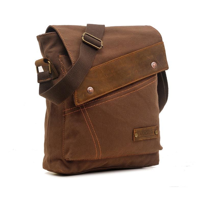 Mode Katoenen Canvas Crossbodytas Voor Heren