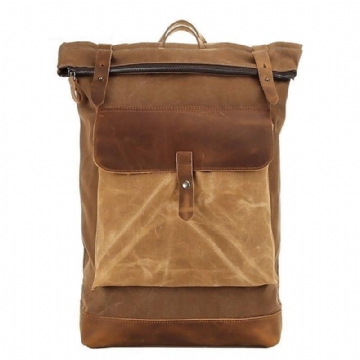 Rolltop Canvas Rugzakken