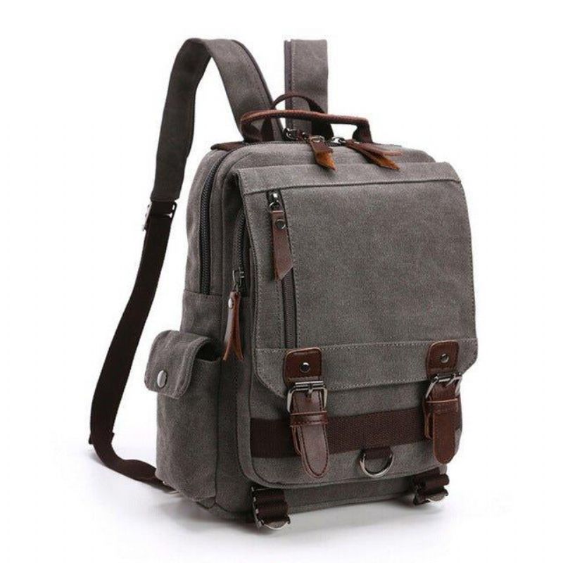 Vintage Canvas Messenger Draagzak