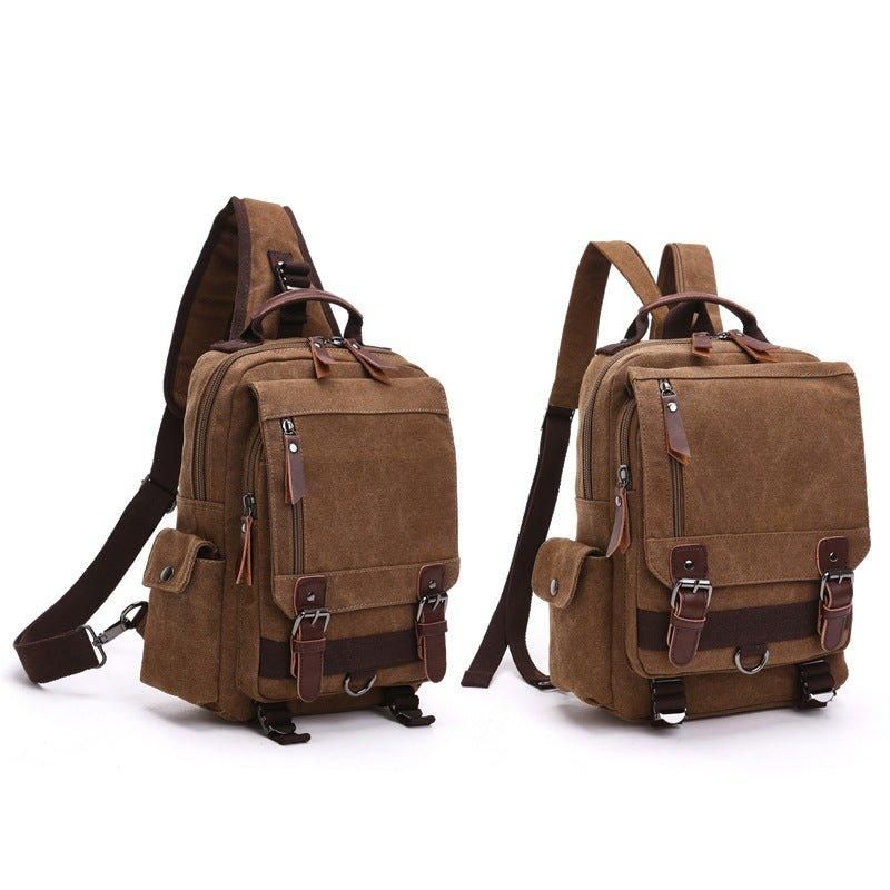 Vintage Canvas Messenger Draagzak