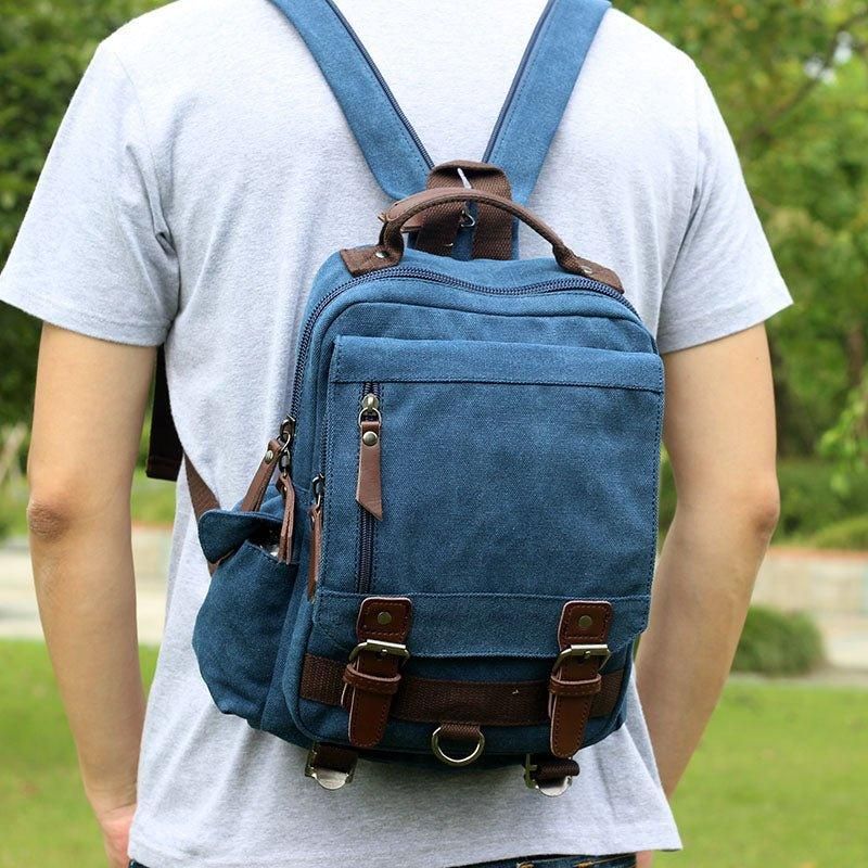 Vintage Canvas Messenger Draagzak