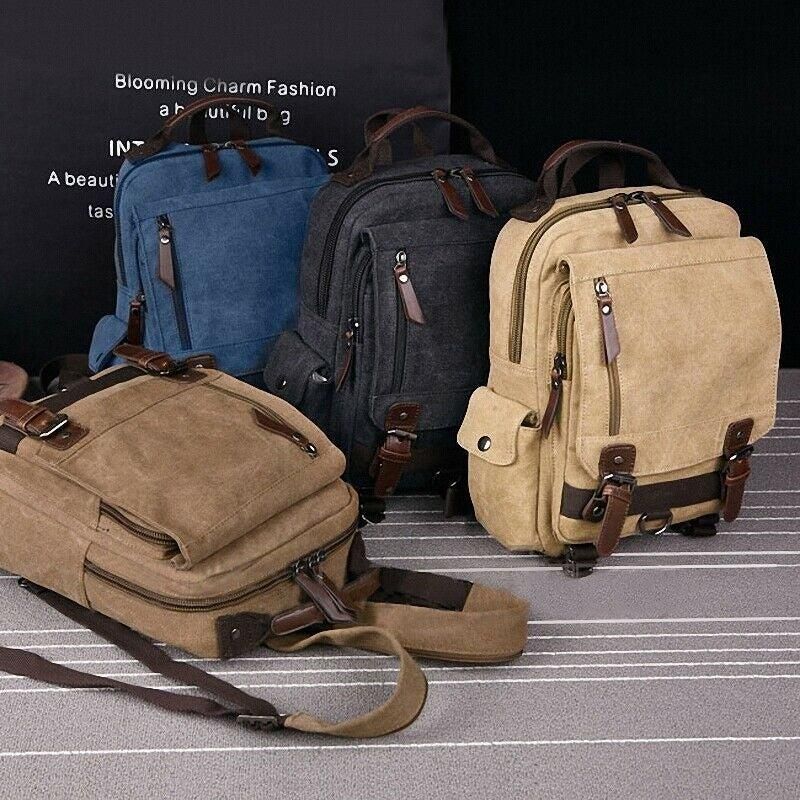 Vintage Canvas Messenger Draagzak