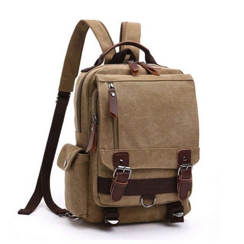 Vintage Canvas Messenger Draagzak