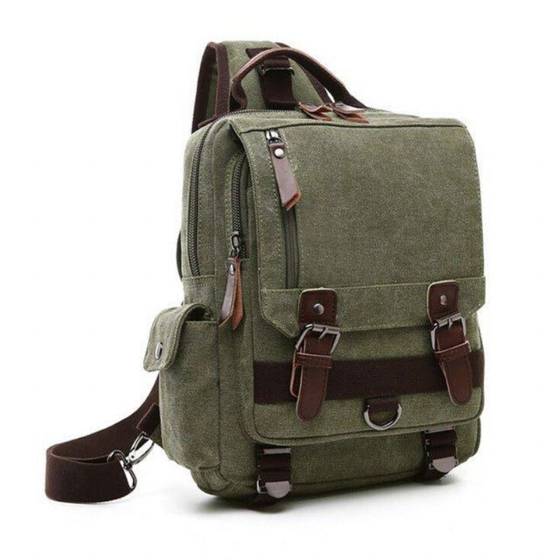 Vintage Canvas Messenger Draagzak