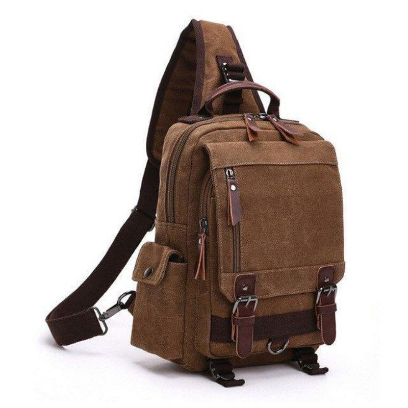 Vintage Canvas Messenger Draagzak