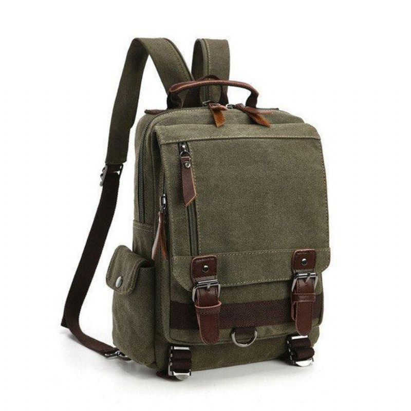 Vintage Canvas Messenger Draagzak