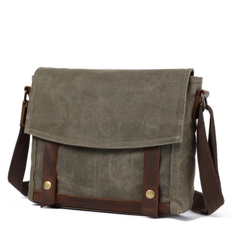 Vintage Koerierstas Messengertassen Canvas Crossbody Voor Heren