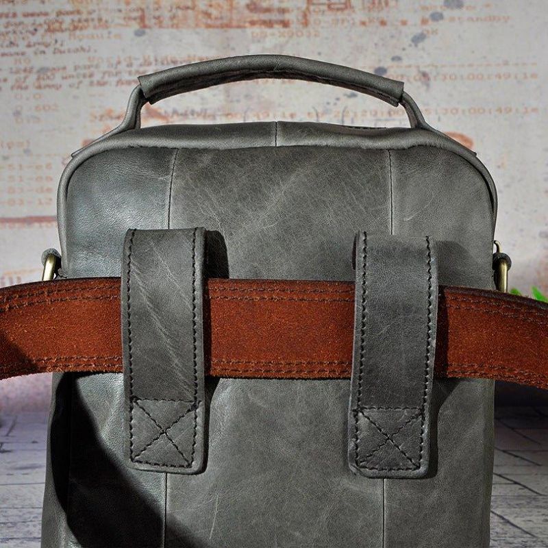 Vintage Messenger-Schoudertas Voor Heren Voor Tweeërlei Gebruik