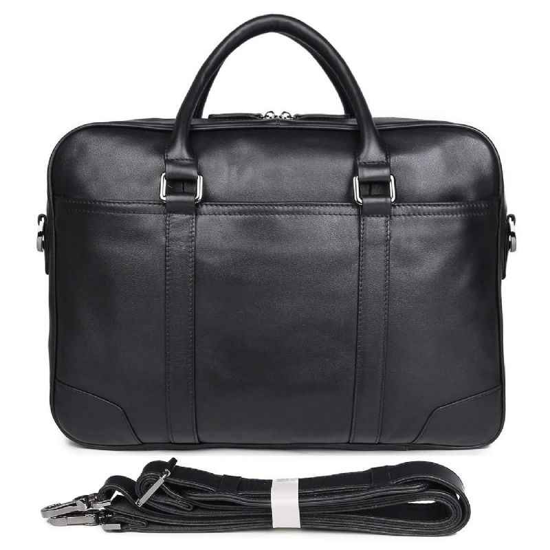 Zakelijke Tas Herenlaptop Aktetas Leer 15.6 Inch